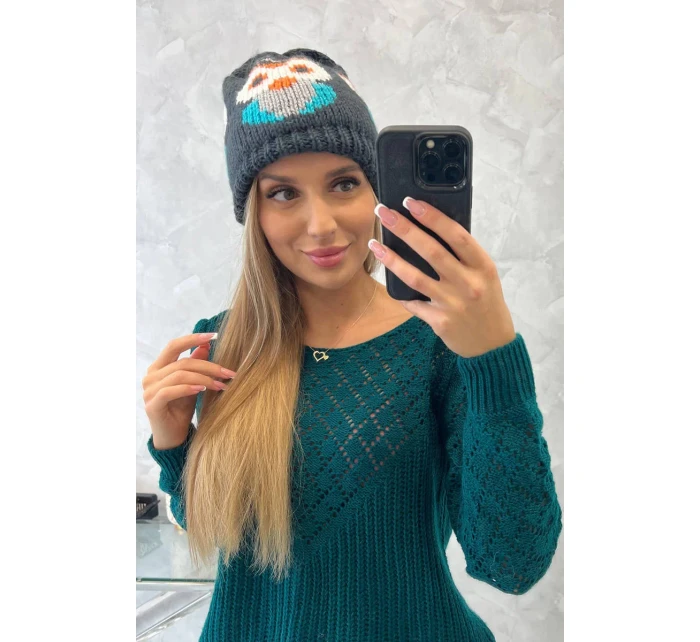 Dámská čepice Ofelia model 18751909 graphite - K-Fashion