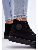Dámské klasické vysoké tenisky Big Star model 21611825 Černé - Big Star Shoes