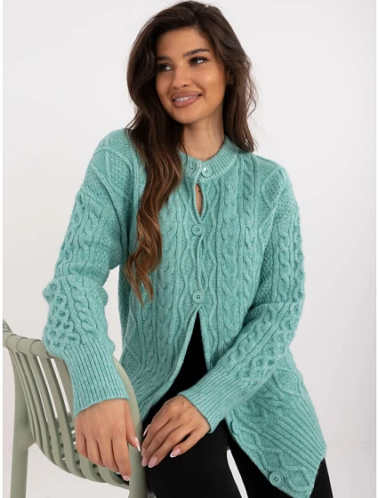 Sweter AT SW model 21326984 mietowy - FPrice