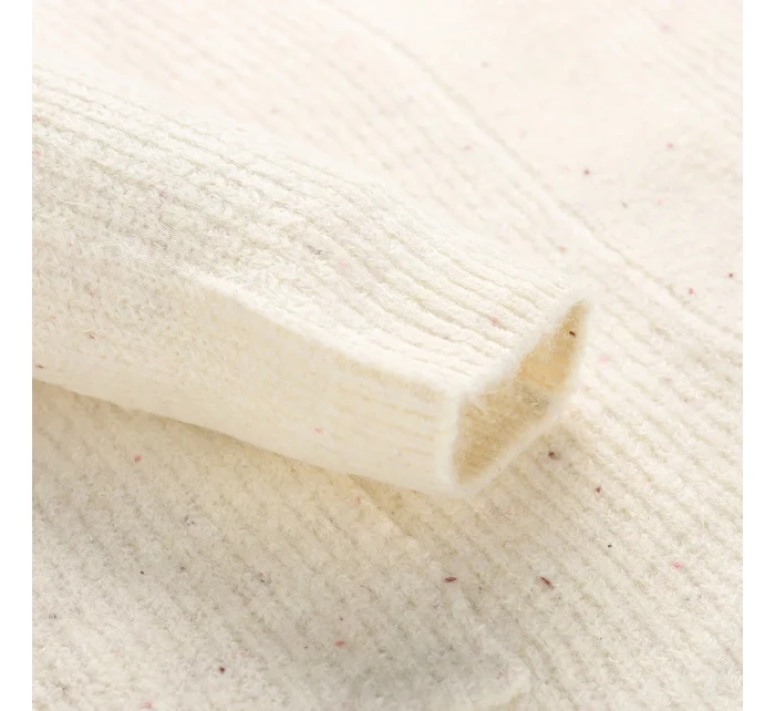 Dlouhý dámský svetr nax NAX HOXA creme