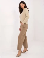 Dámské riflové kalhoty  hnědé  model 21954779 - FPrice