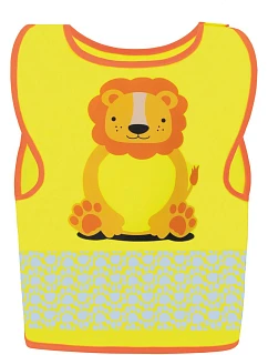 Korntex FUN Detská bezpečnostná vesta 76.FUNY hi vis yellow/lion
