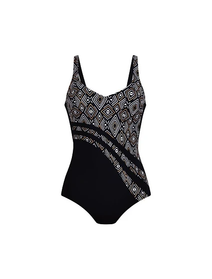 Style Luella Jednodielne plavky 7317 black/gold - Anita Classix