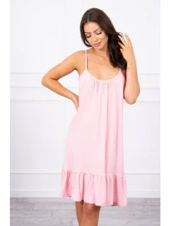 Šaty s pudrově růžové model 18744725 - K-Fashion