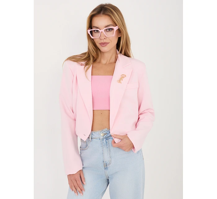 Marynarka MI MA model 22102606 jasny różowy - FPrice Marynarka MI MA model 22102606 jasny różowy - FPrice