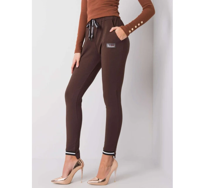 Tepláky RV DR 5773.18X tmavo hnedá