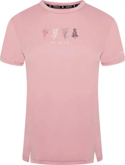 Dámske tričko DWT589 Unwind 0J3 ružové - Dare2B