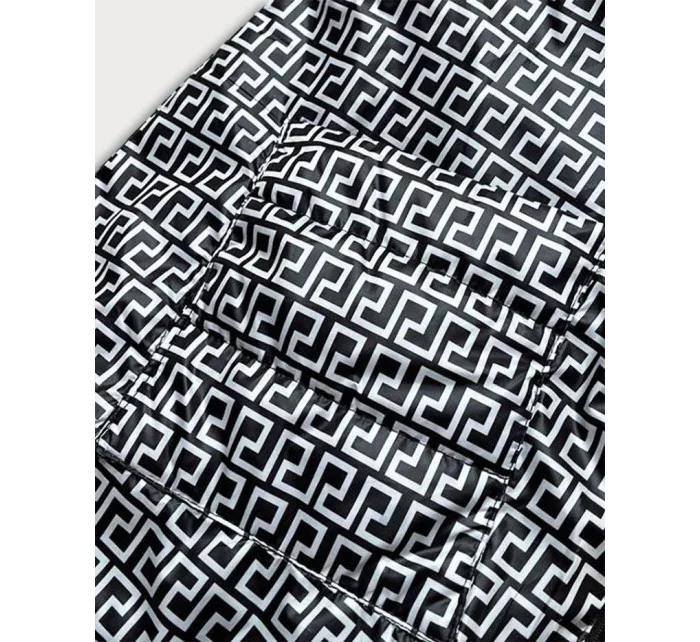 Svetlo hnedá dámska rozšírená obojstranná vesta (B8006-46)