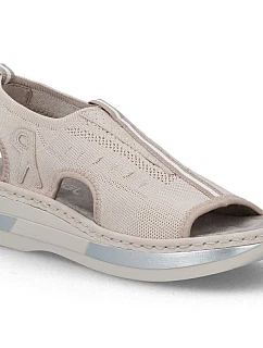 Sandały damskie na  różowe model 22087132 - Rieker