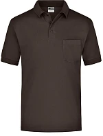 JN 26 Piqué polo s kapsou brown model 22516189 - Daiber