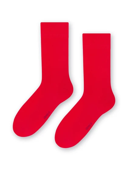 Steven 056 oblek obyčajný farba:červená 090