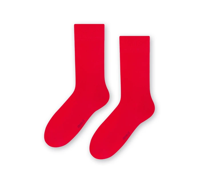 Steven 056 oblek obyčajný farba:červená 090