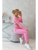 Sada s blúzkou svetlo ružová