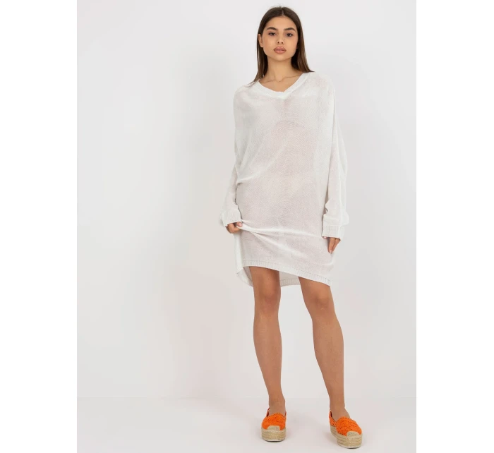 Dámsky sveter BA SW C1001.57P biela - FPrice