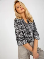 Dámská halenka model 18132626 černá - FPrice