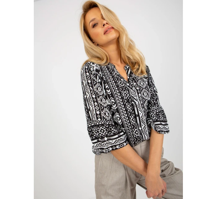 Dámská halenka model 18132626 černá - FPrice