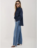 Spodnie model 22041103 ciemny niebieski - FPrice