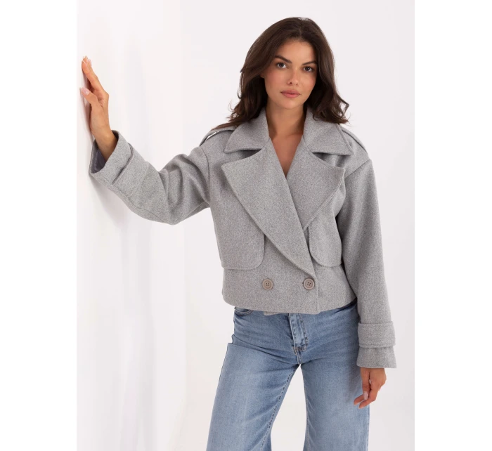 IT KR bunda A9558.62 sivá