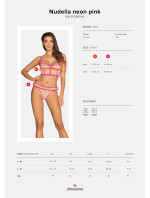 set top & panties neon pink  model 15537103 - Obsessive