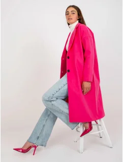 Dámsky kabát TW EN BI-7298-1.15 tmavo ružový - Och Bella