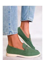 Dámske mokasíny T563P zelené - Inello