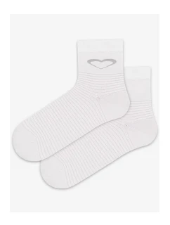 TENKÉ PONOŽKY FARBA 6-11 ROKOV DIEVČATÁ BIELA 30-32