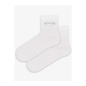 TENKÉ PONOŽKY FARBA 6-11 ROKOV DIEVČATÁ BIELA 30-32