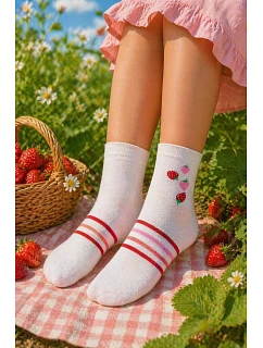 Tenké ponožky barevné 611 dívky model 22132408 - Gatta