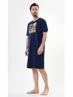 Pánska nočná košeľa s krátkym rukávom Life is beer