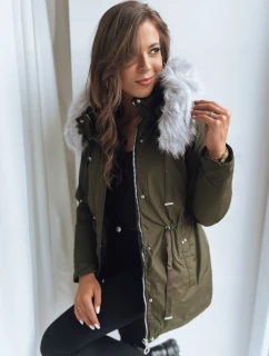 Dámska zimná bunda MOLLA zelená FashionStreet TY3658