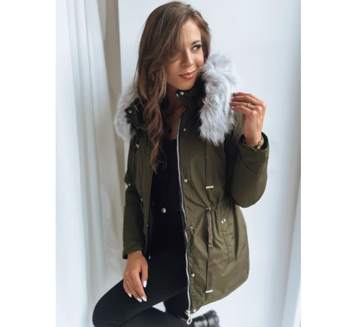 Dámska zimná bunda MOLLA zelená FashionStreet TY3658 Dámska zimná bunda MOLLA zelená FashionStreet TY3658