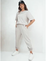 Dámská tepláková souprava šedá Dstreet model 21976622 - FashionStreet