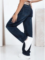 Dámske baggy modré džínsy FashionStreet UY2784