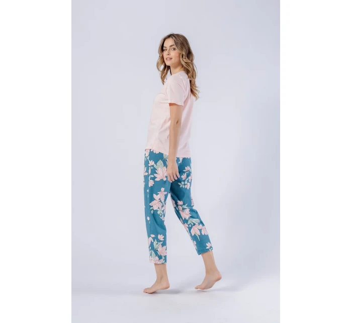 Leveza 1577 Pyžamo Celeste M-2XL