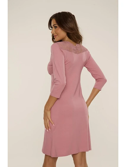 Dámská noční košile De Lafense 810 Lilian 7/8 M-2XL Dámská noční košile De Lafense 810 Lilian 7/8 M-2XL