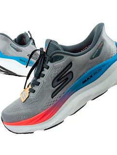Skechers pánske športové tenisky Max Run grey SLIP-INS