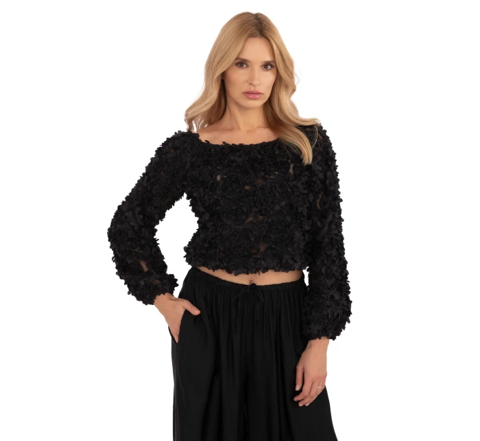 Blúzka MI BZ 26158.20 čierna Blúzka MI BZ 26158.20 čierna