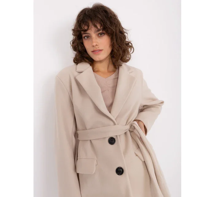 Kabát TW CZ BI 2022320.01X svetlo béžová