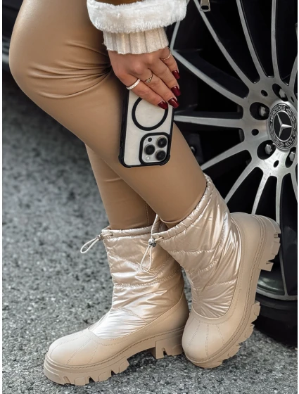 Dámské sněhule beige Dstreet model 21981477 - FashionStreet