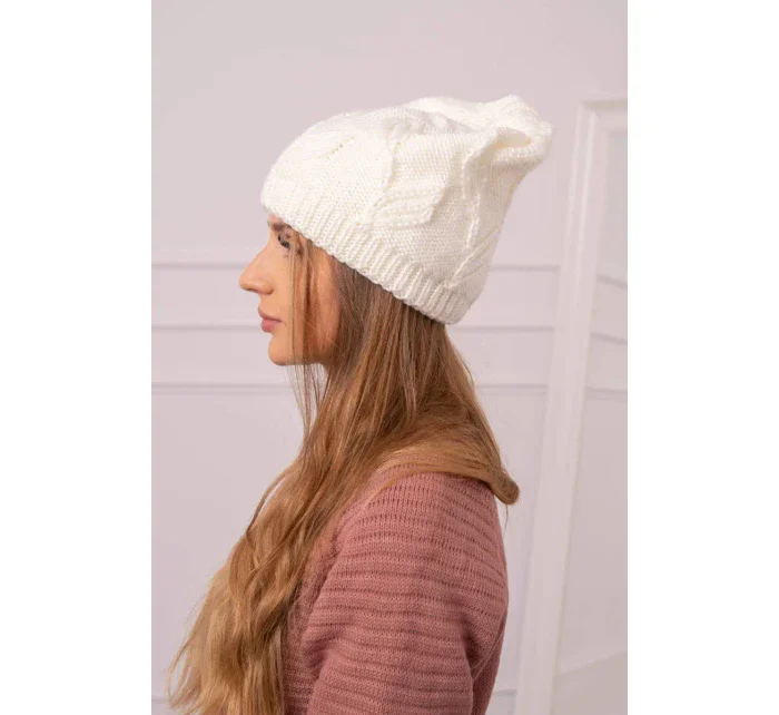 Dámska čiapka Majka K376 ecru Dámska čiapka Majka K376 ecru