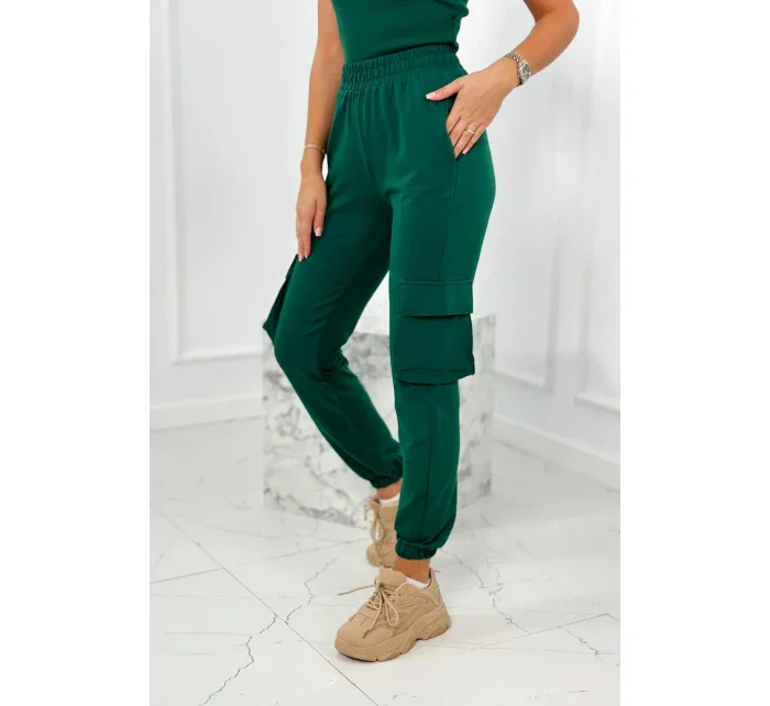 Set 3 v 1 mikina + top + nohavice zelený Set 3 v 1 mikina + top + nohavice zelený