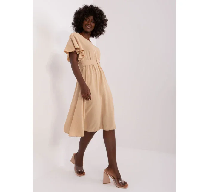 Šaty DHJ SK 5648.07 béžové