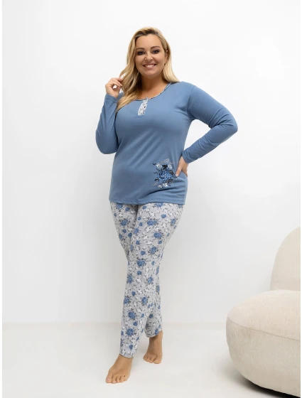 DU PI pyžamo FP 506.56 modré