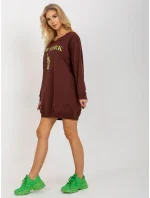 Mikina VI BL 3212.15X tmavo hnedá Mikina VI BL 3212.15X tmavo hnedá