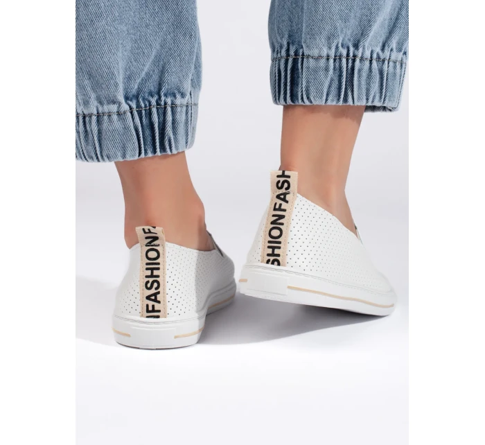 Pohodlné tenisky hnědé dámské bez podpatku Pohodlné tenisky hnědé dámské bez podpatku