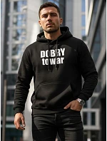 Bluza męska z kapturem  czarna model 22106291 - FashionStreet