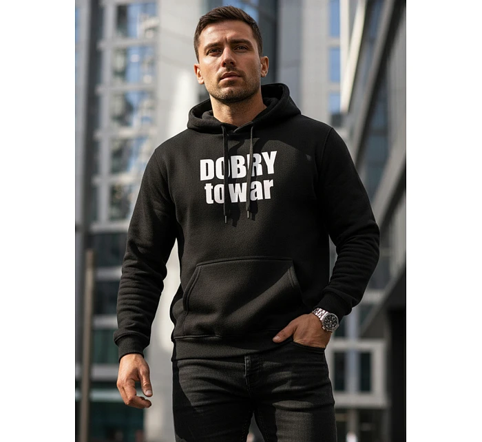 Bluza męska z kapturem  czarna model 22106291 - FashionStreet