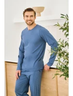 Taro Lorenzo pyžamo 3474 dĺžka/r M-2XL Z25/26 pánske Taro Lorenzo pyžamo 3474 dĺžka/r M-2XL Z25/26 pánske