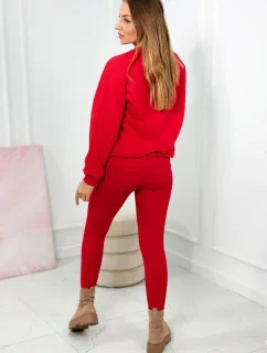 Bavlněná souprava California červený