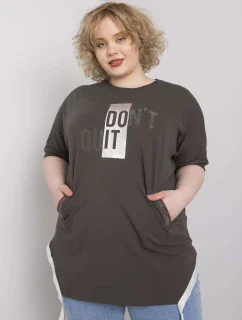 Blúzka RV BZ 6485.89 tmavá khaki